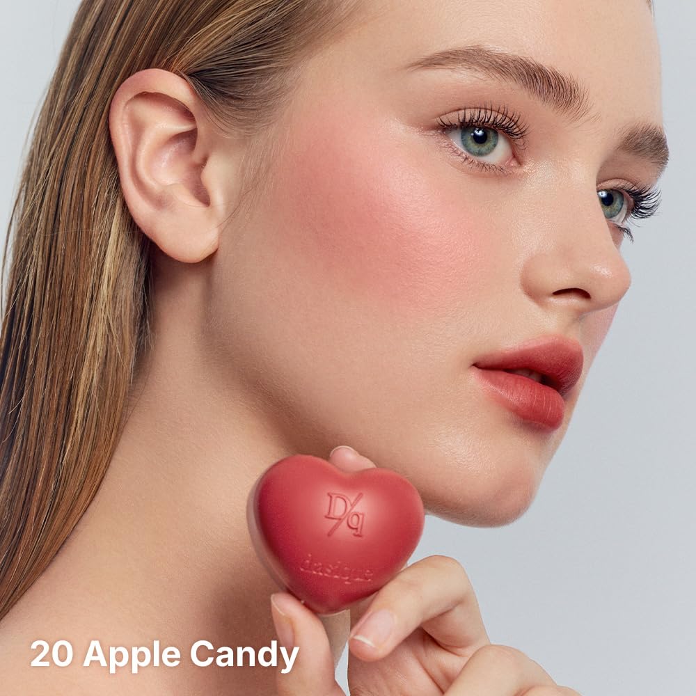 Dasique Souffle Color Pot Special Set #02 Pomelo Pudding – Buildable Blush & Lip Color with Built-In Mini Brush