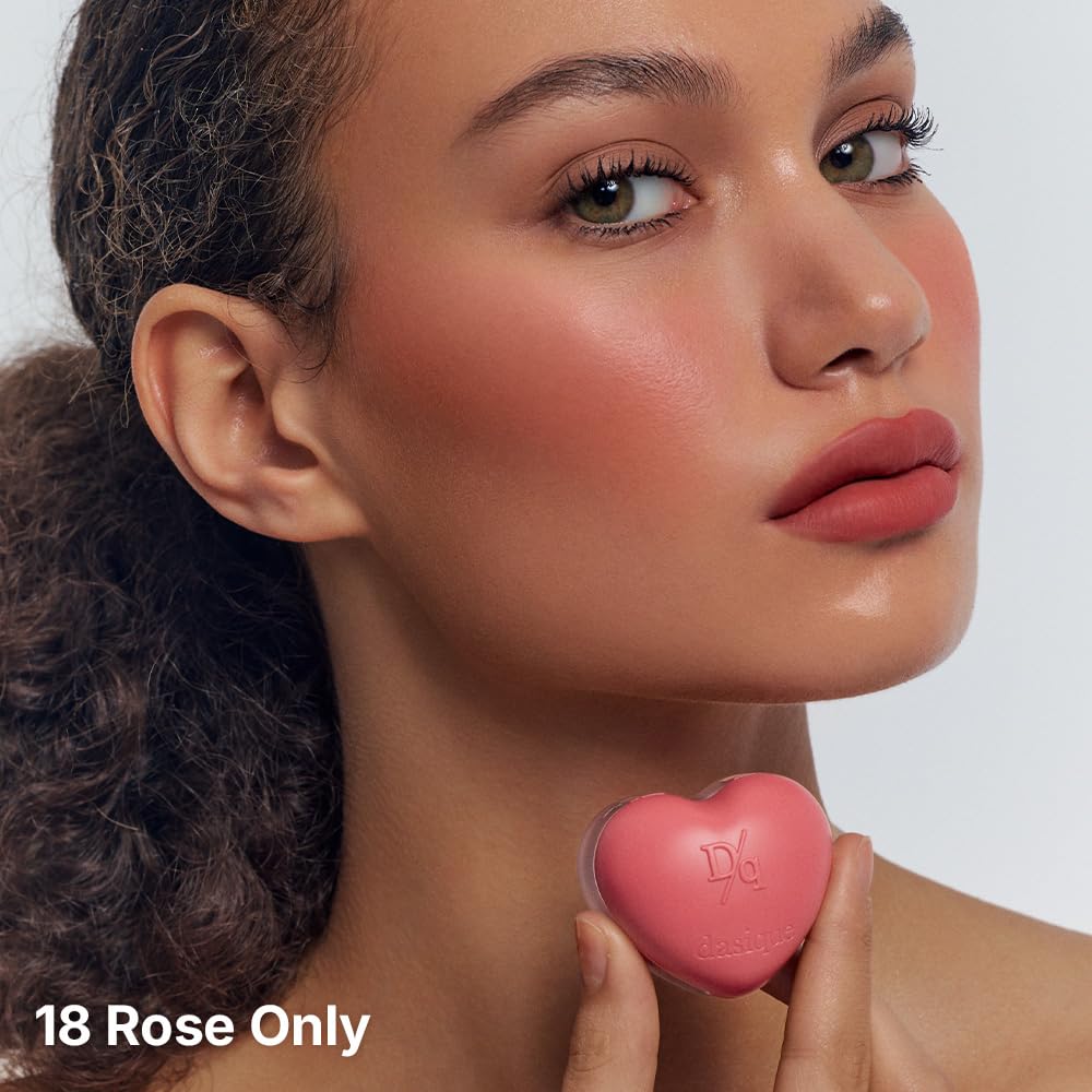 Dasique Souffle Color Pot Special Set #02 Pomelo Pudding – Buildable Blush & Lip Color with Built-In Mini Brush