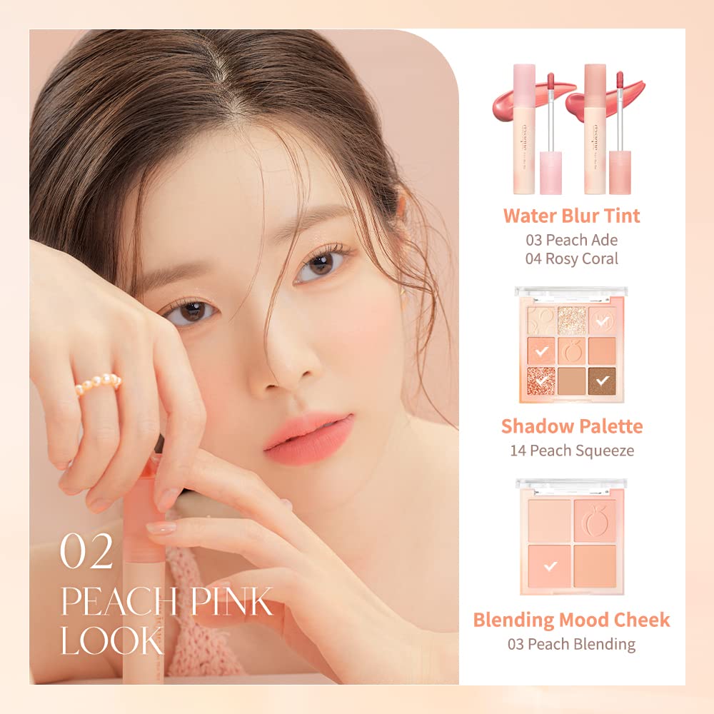 dasique Water Blur Tint #05 Rich Peach – Vegan, Non-sticky, Silky Finish Lip Tint