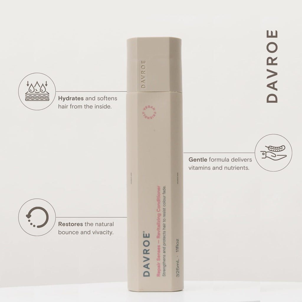DAVROE Repair Senses Revitalizing Conditioner | Natural, Vegan, Colour Protect