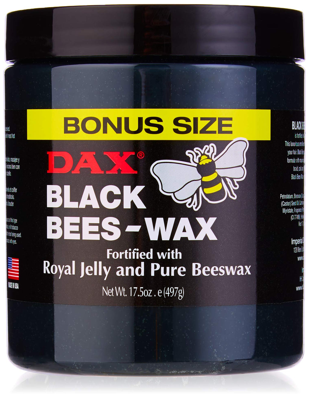 DAX Black Bees-Wax 17.5 oz – DAX Roots Olive Cream Leave-In Conditioner & Styling Cream