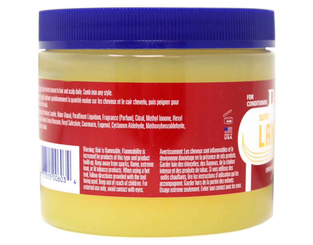 DAX 100% Pure Lanolin Conditioner — 14 oz Jar (2-Pack) | Unscented Gel-Based Moisturizing