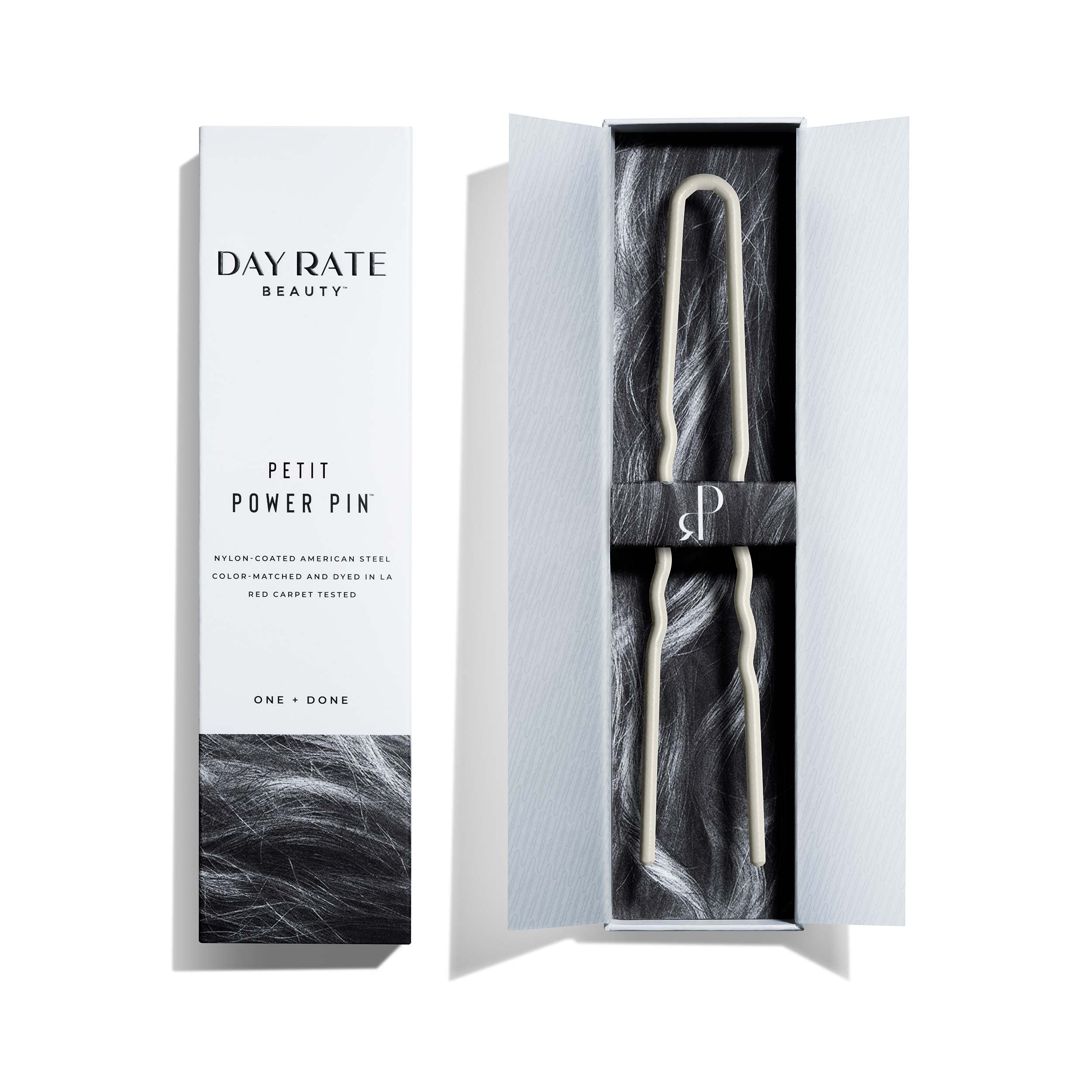 Day Rate Beauty Petite Power Pin Prosecco – 5.5-Inch U-Shaped Hair Pin for Buns & Updos (Made in USA)
