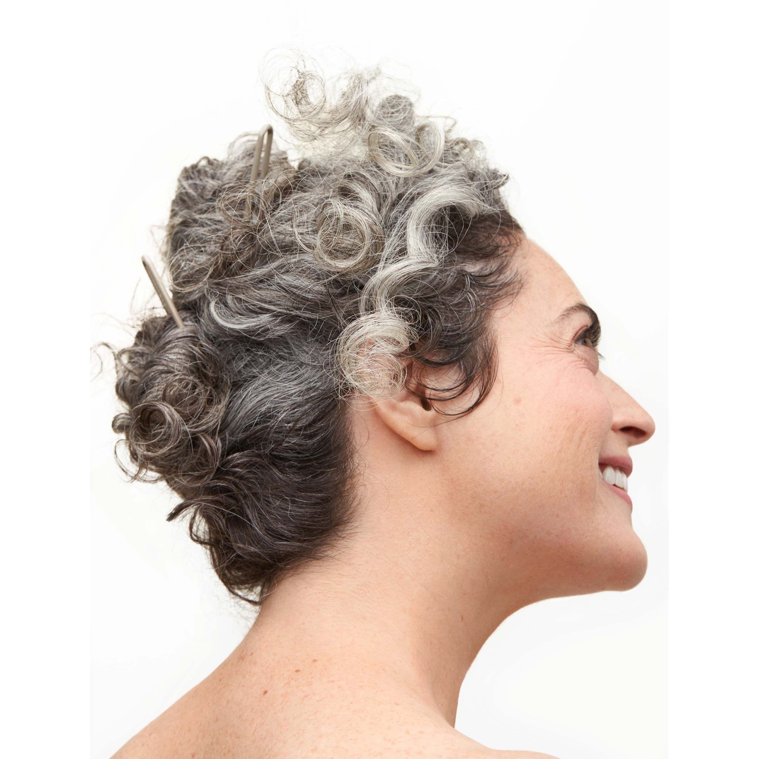 Day Rate Beauty Petite Power Pin (5.5-Inch) – U-Shaped Hair Pin for Buns & Updos – Made in USA (Fawn)