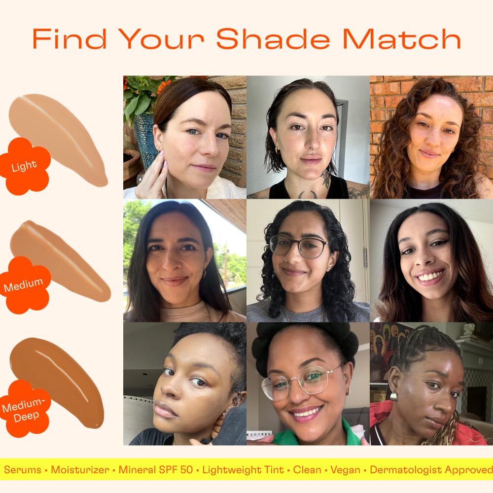 Daybird 4-in-1 Tinted Serum SPF 50+ with Niacinamide