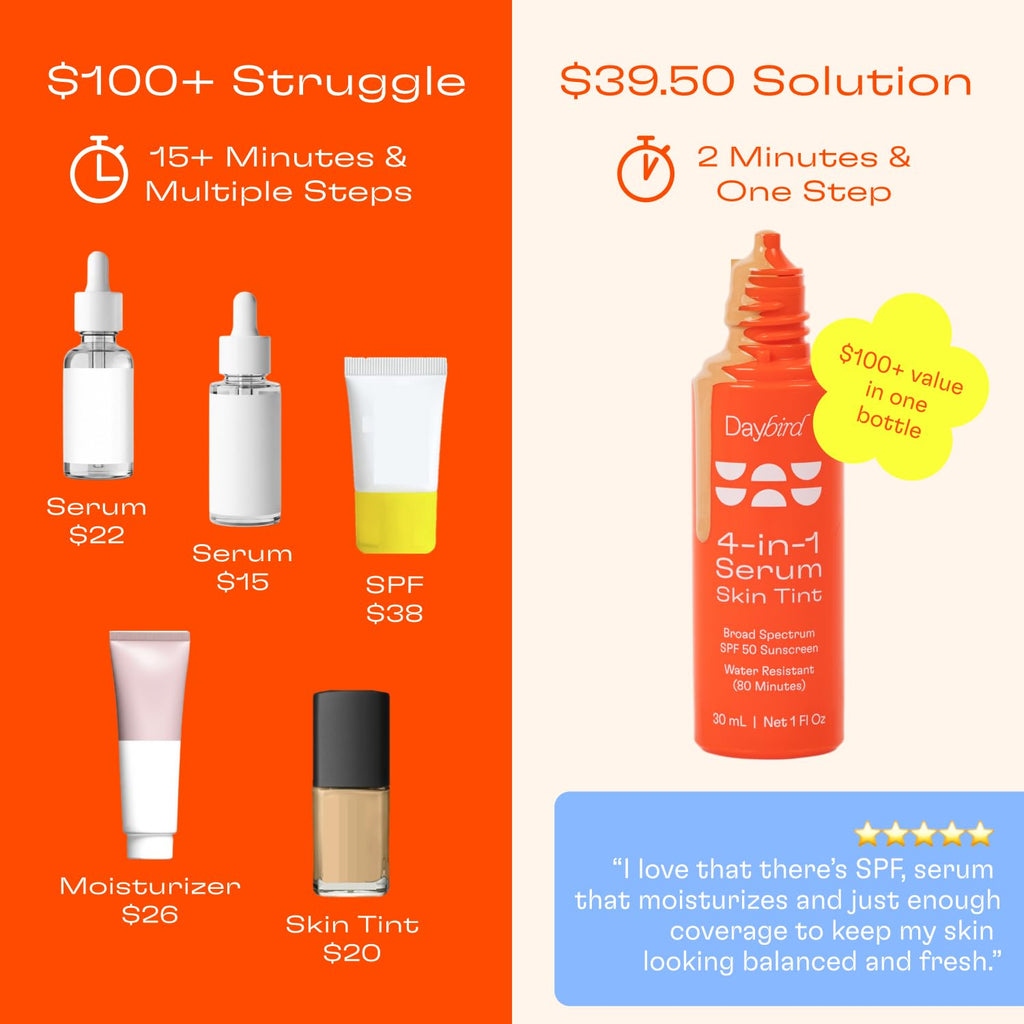 Daybird 4-in-1 Tinted Serum SPF 50+ with Niacinamide