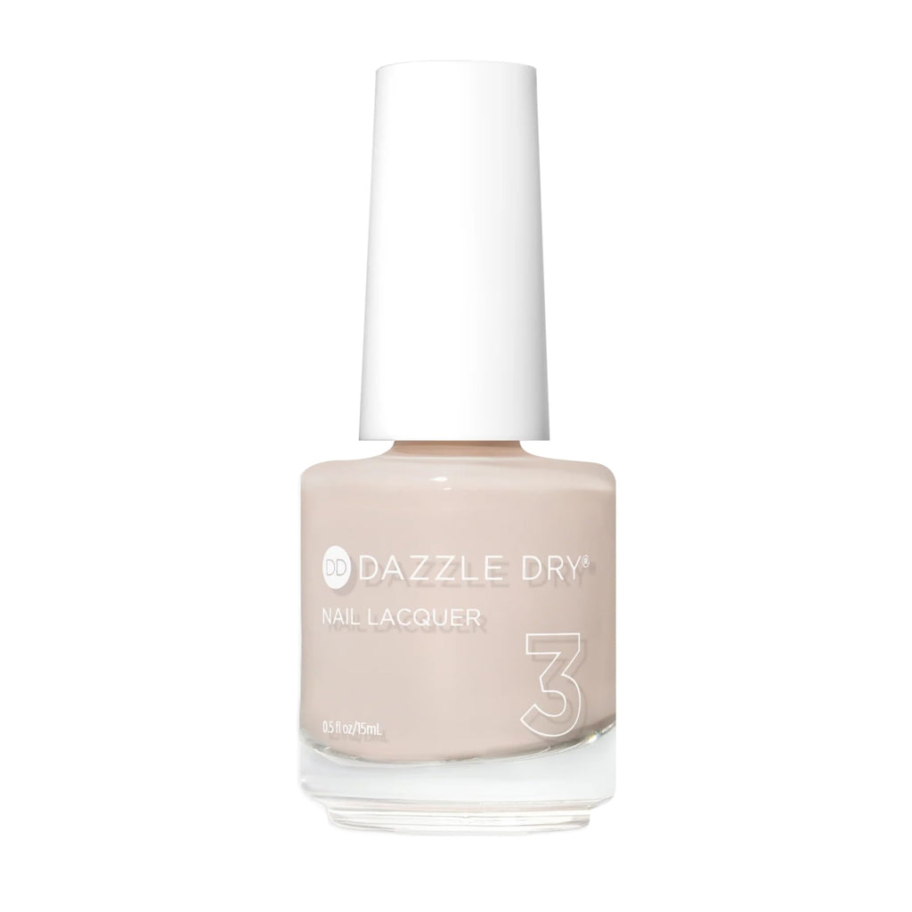 Dazzle Dry Nail Lacquer (Step 3) – Boss: Light Neutral Nude, Full-Coverage Cream (0.5 fl oz)