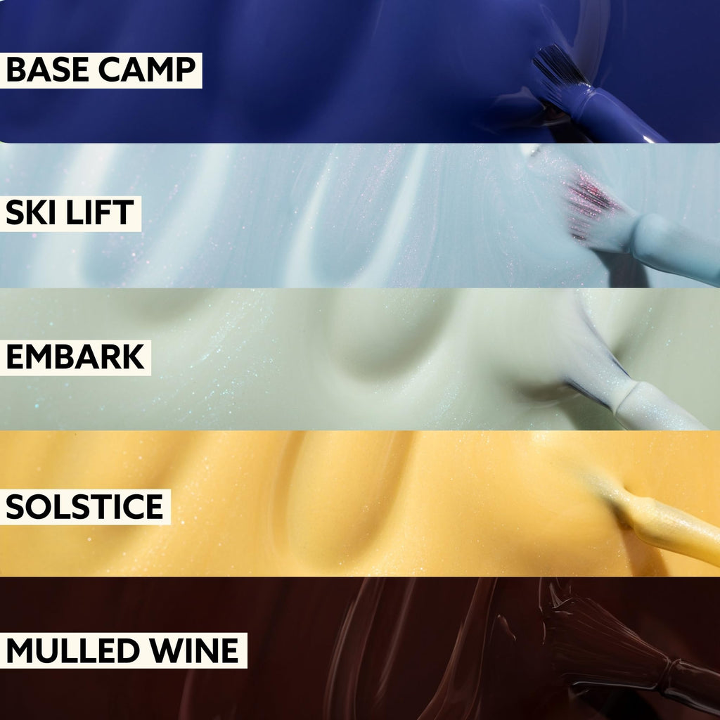Dazzle Dry Elevation Mini Flight: 5 Mini Lacquers, Fast-Dry & Long-Lasting