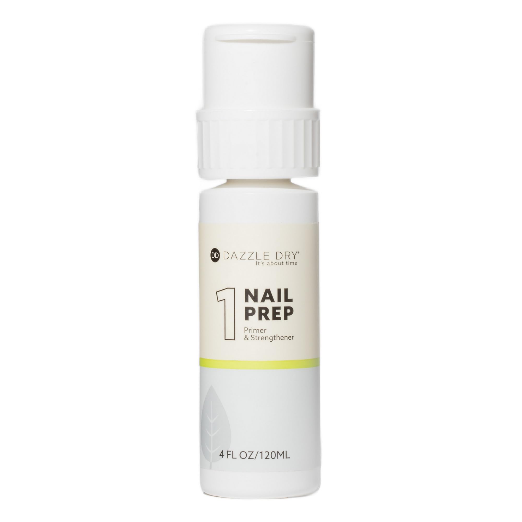 Dazzle Dry Step 1 Nail Prep – 4 oz Non-Toxic Nail Primer with Menda Pump