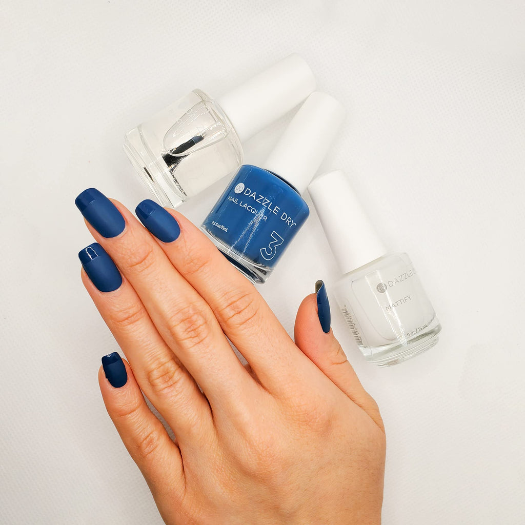 Dazzle Dry Step 4 Mattify Top Coat – Fast Drying Matte Finish 0.5 oz (15 ml)