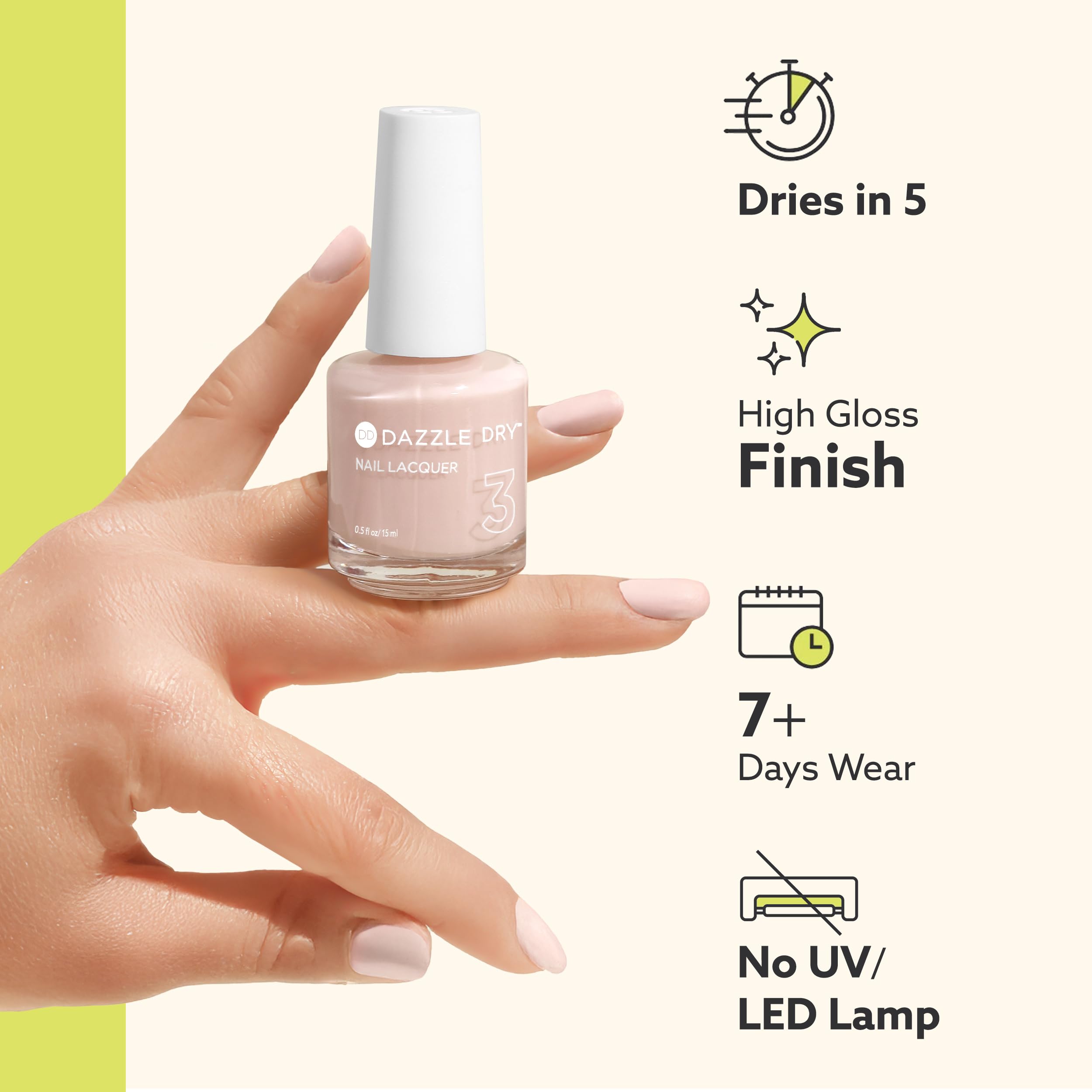 Dazzle Dry Step 4 Mattify Top Coat – Fast Drying Matte Finish 0.5 oz (15 ml)