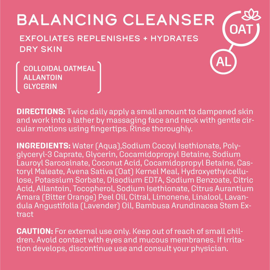 DCL Skincare Balancing Cleanser — Clearer, Smoother Skin for Dry & Mature Skin | 8.0 Fl Oz