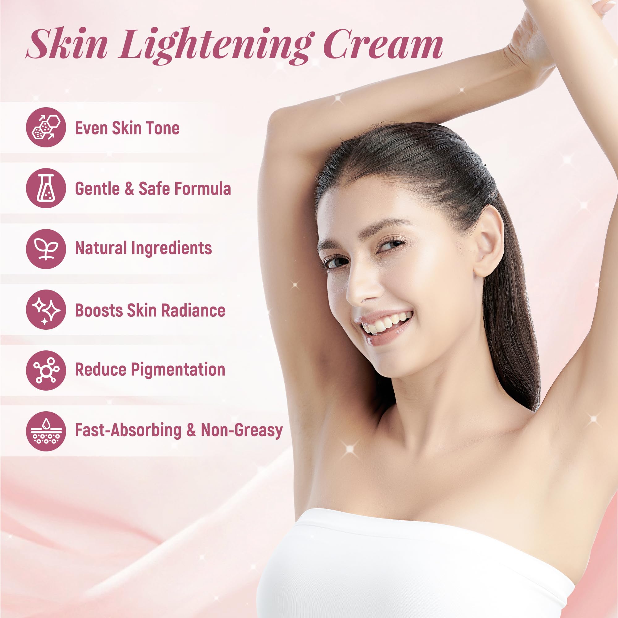 DCSCRK Skin Lightening Cream for Sensitive Areas – 1.76 fl oz
