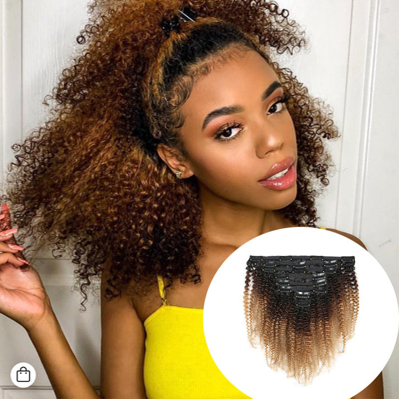 #1B/4/27 Afro Kinky Clip Ins