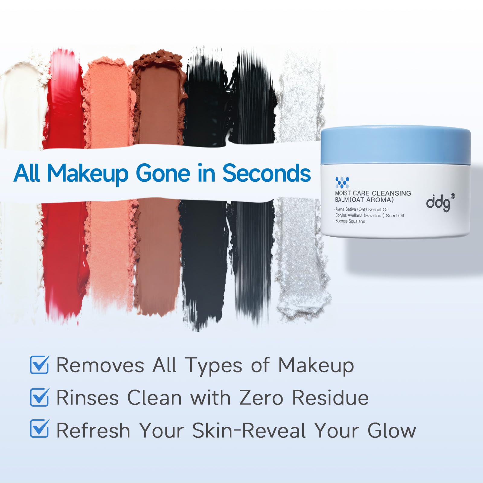 ddg Cleansing Balm – One-Step Makeup Remover for Sensitive Skin (50ml)