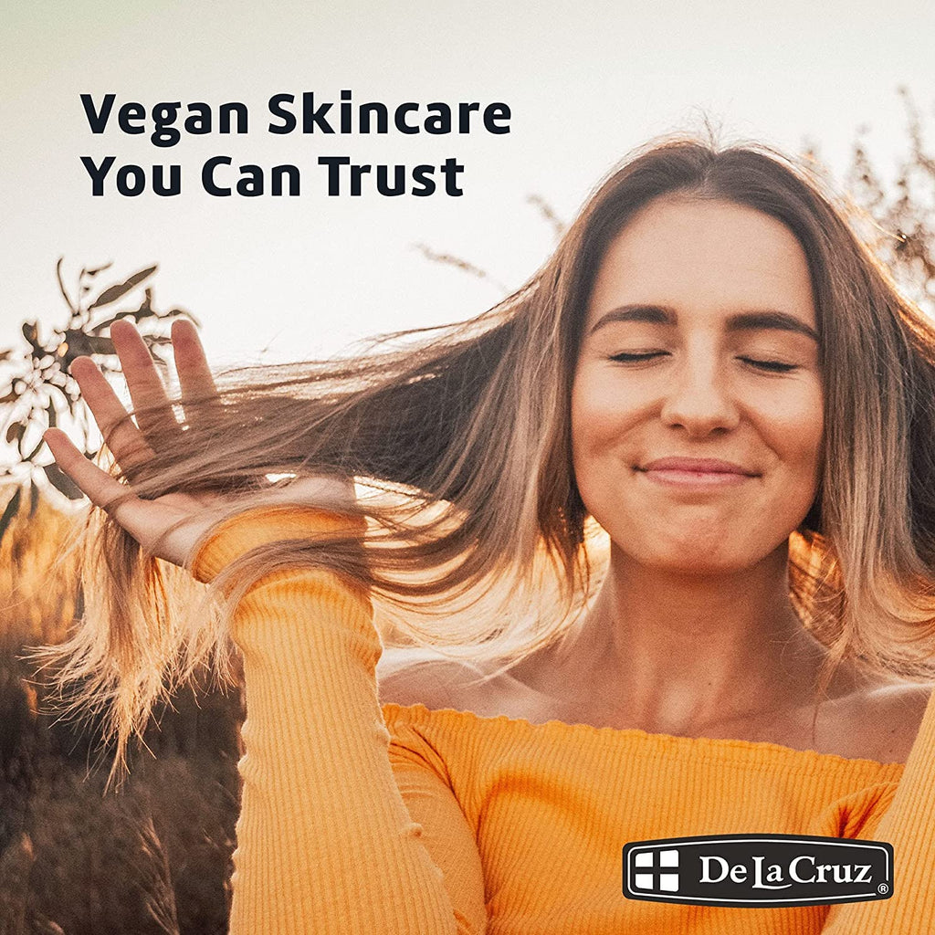De La Cruz Sweet Almond Oil – Expeller-Pressed Almond Oil for Skin and Hair 8 FL OZ (236 mL)