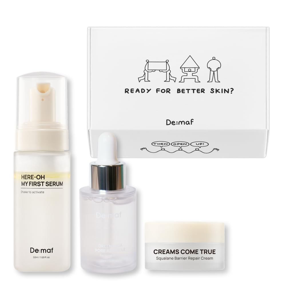De:maf Welcome Skincare Gift Kit – 3-Step Sensitive Skin & Barrier Care