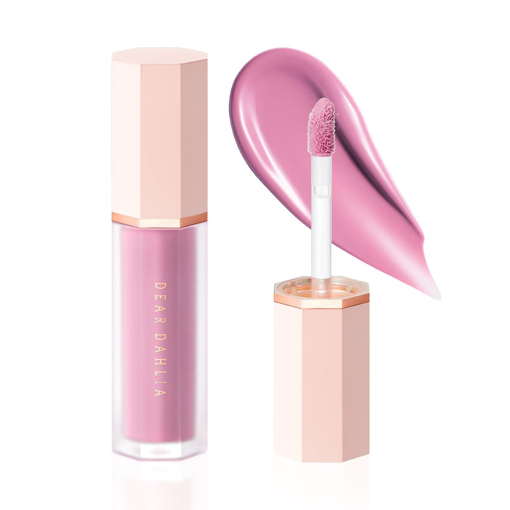 DEAR DAHLIA Petal Drop Blush (Hazy) – Vegan Liquid Blush with Dewy, Buildable Color