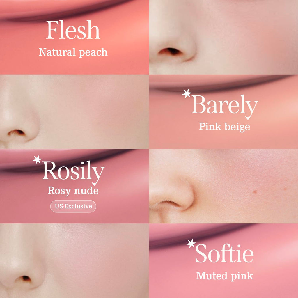 DEAR DAHLIA Petal Drop Blush (Softie) – Vegan Liquid Blush for Dewy, Buildable Color | Long-Wear Cheek Makeup