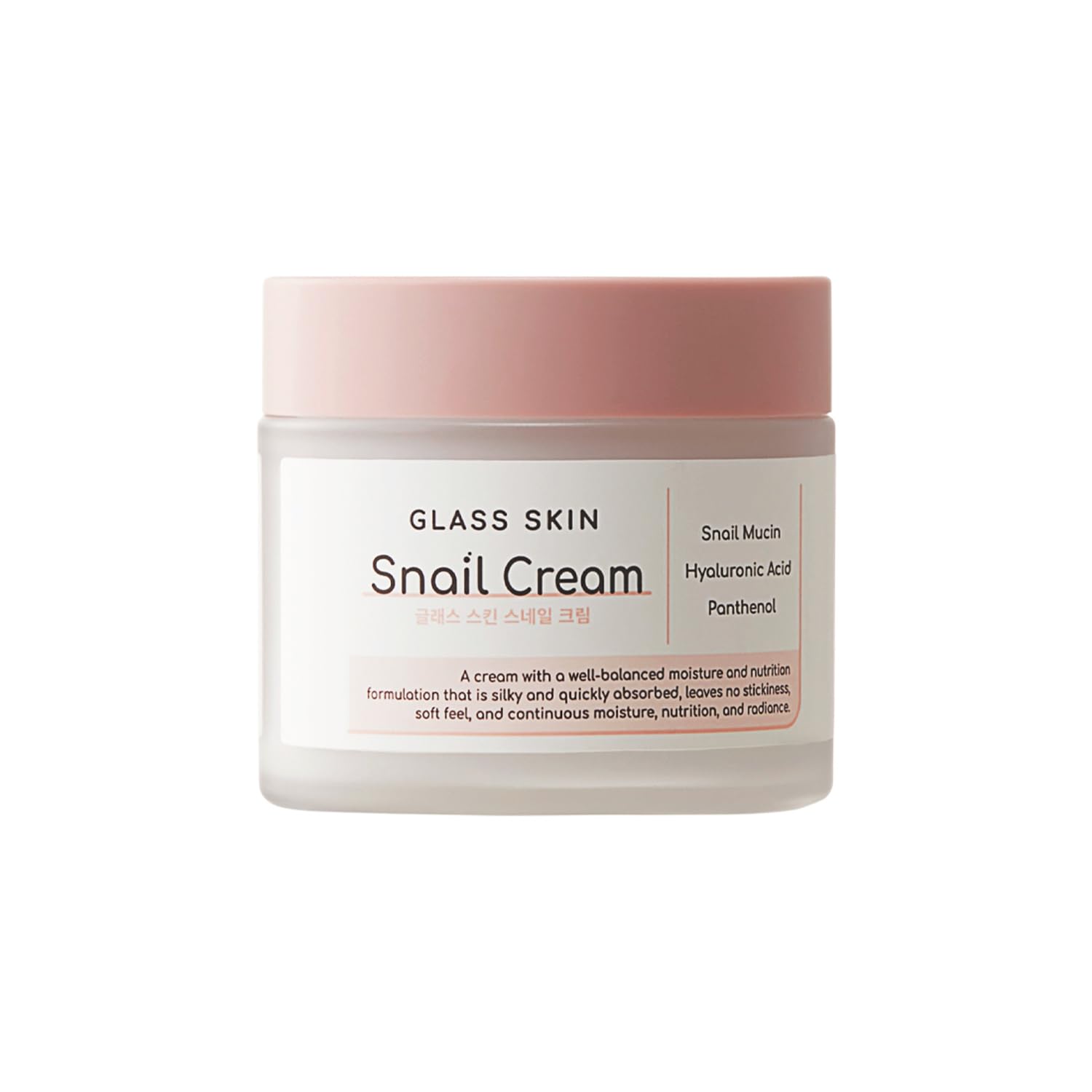 DEARBOO Glass Skin Snail Cream 80mL – Lightweight Hydration for Radiant Skin