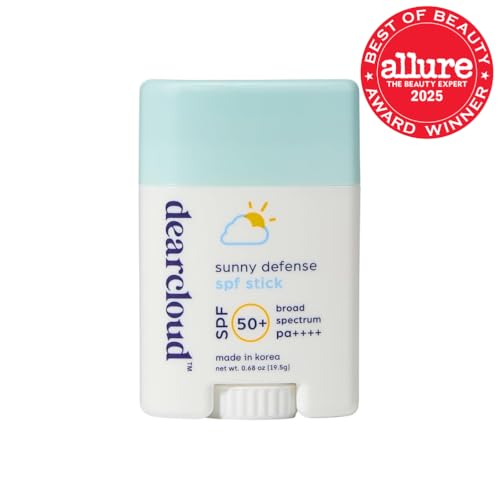 dearcloud Sunny Defense Sunscreen Stick SPF 50+ PA++++ | Korean Face & Travel Size (.68 oz)