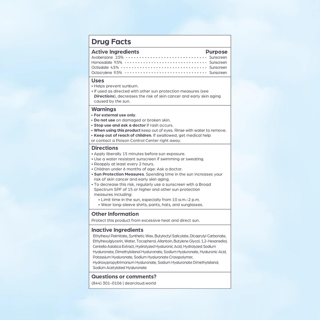dearcloud Sunny Defense Sunscreen Stick SPF 50+ PA++++ | Korean Face & Travel Size (.68 oz)