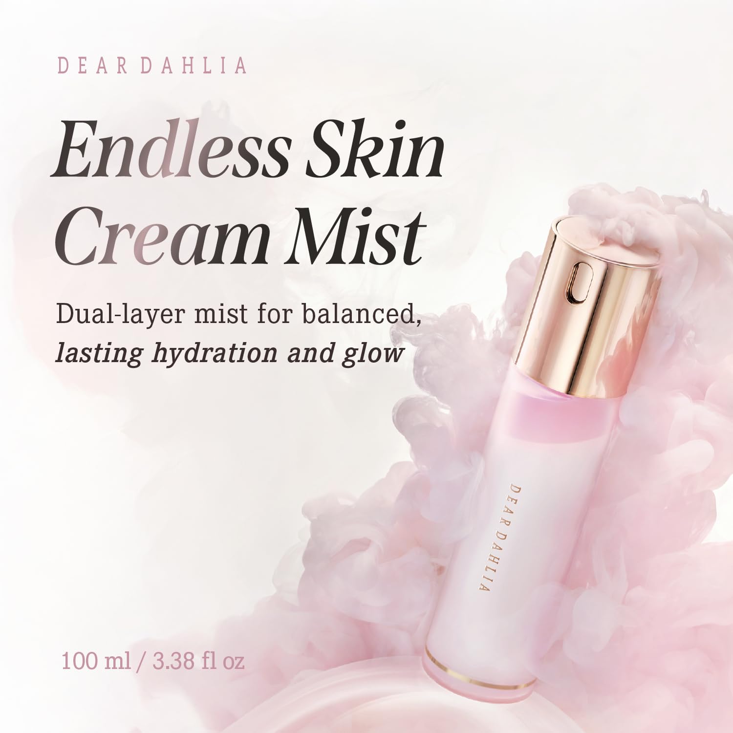 DEARDAHLIA Endless Skin Cream Mist 100ml – Vegan Dual-Layer Hydration