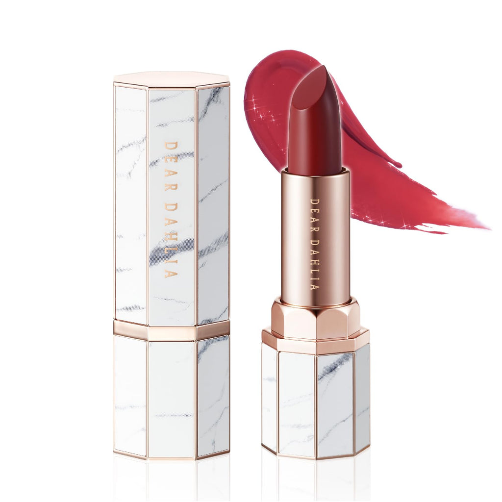 DEARDAHLIA Lip Paradise Sheer Dew Lipstick (Rachel) – Hydrating, Buildable Color, Vegan