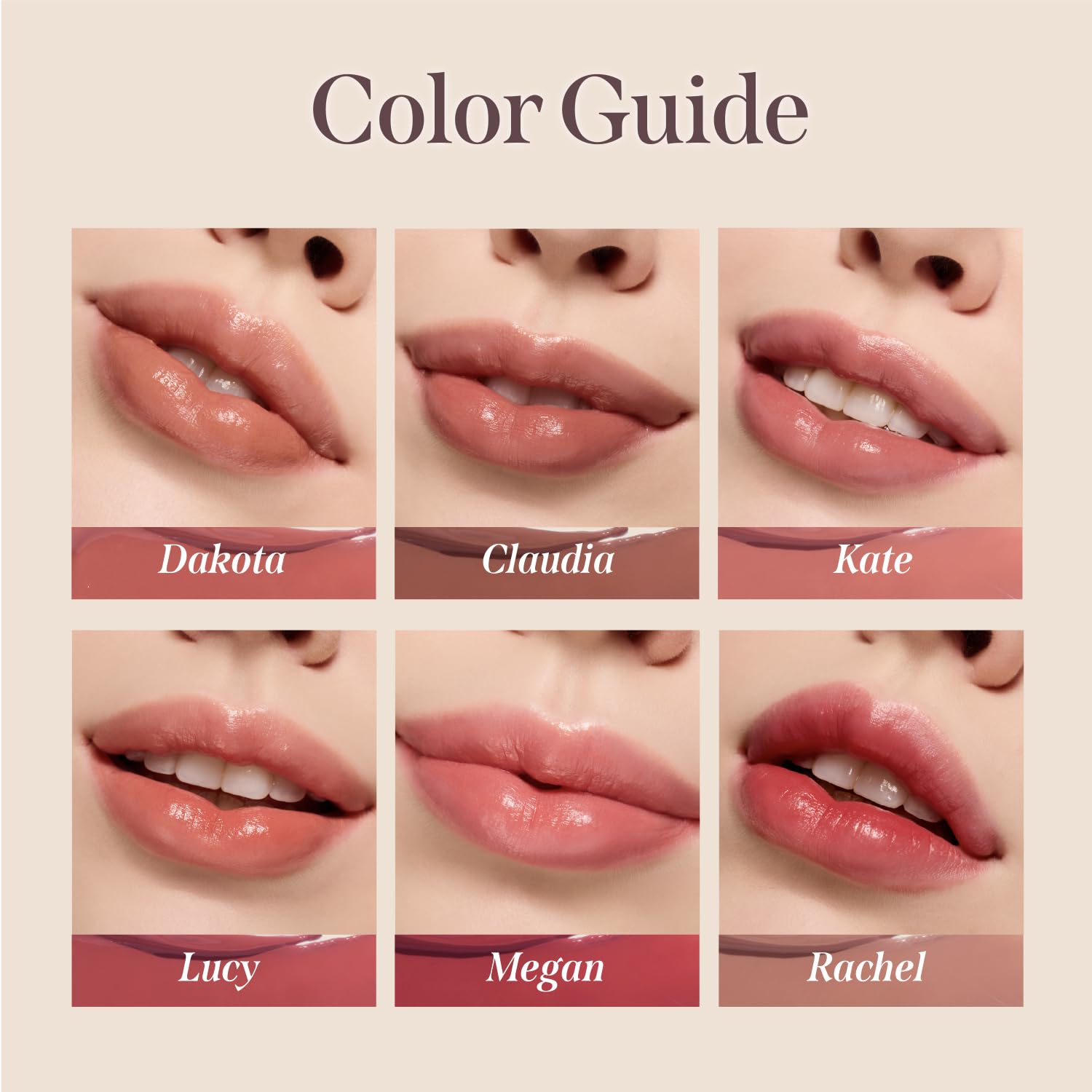 DEARDAHLIA Lip Paradise Sheer Dew Lipstick (Megan) – Hydrating, Buildable Color