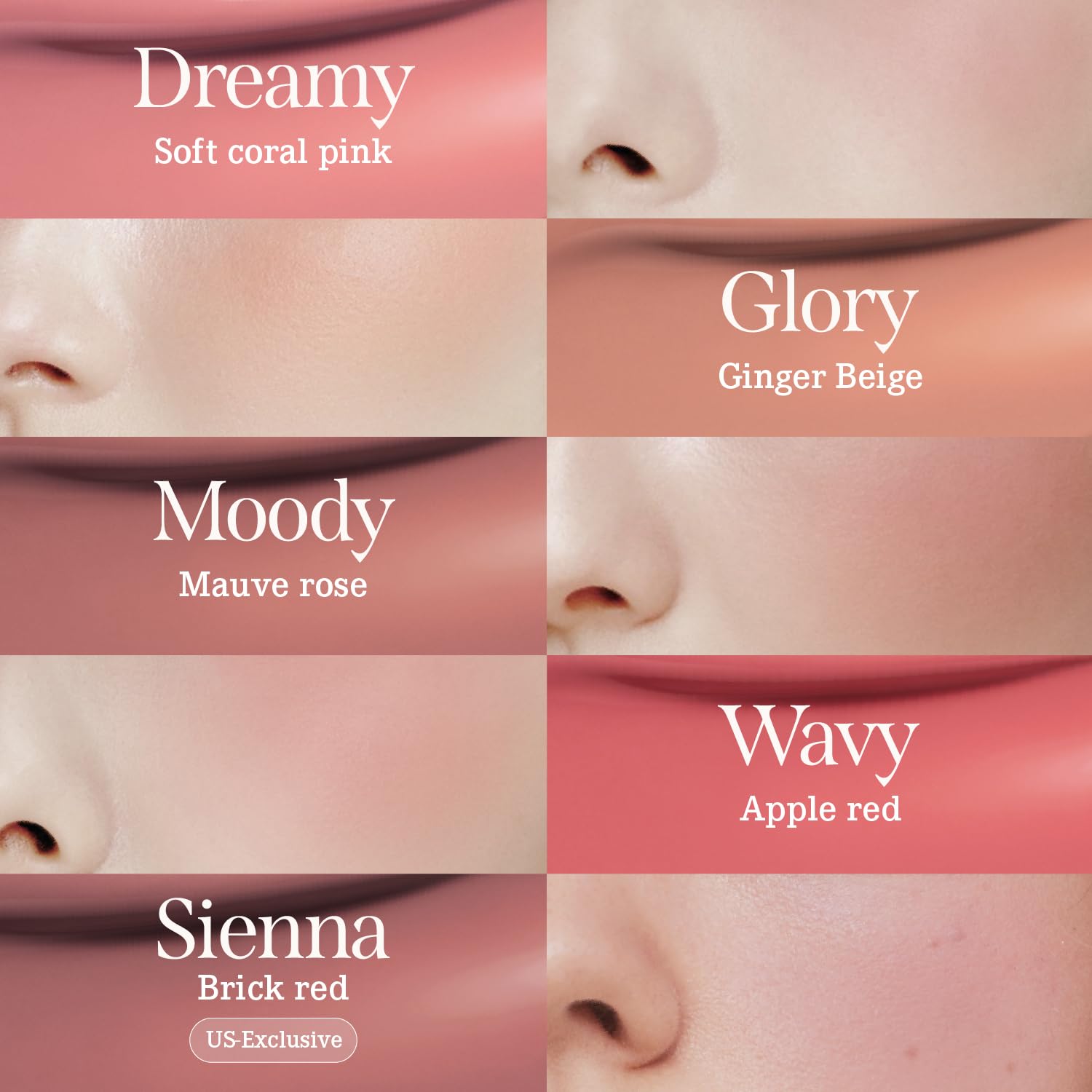 DEAR DAHLIA Petal Drop Blush (Wavy) – Watercolor-Like Liquid Blush for Dewy, Buildable Color