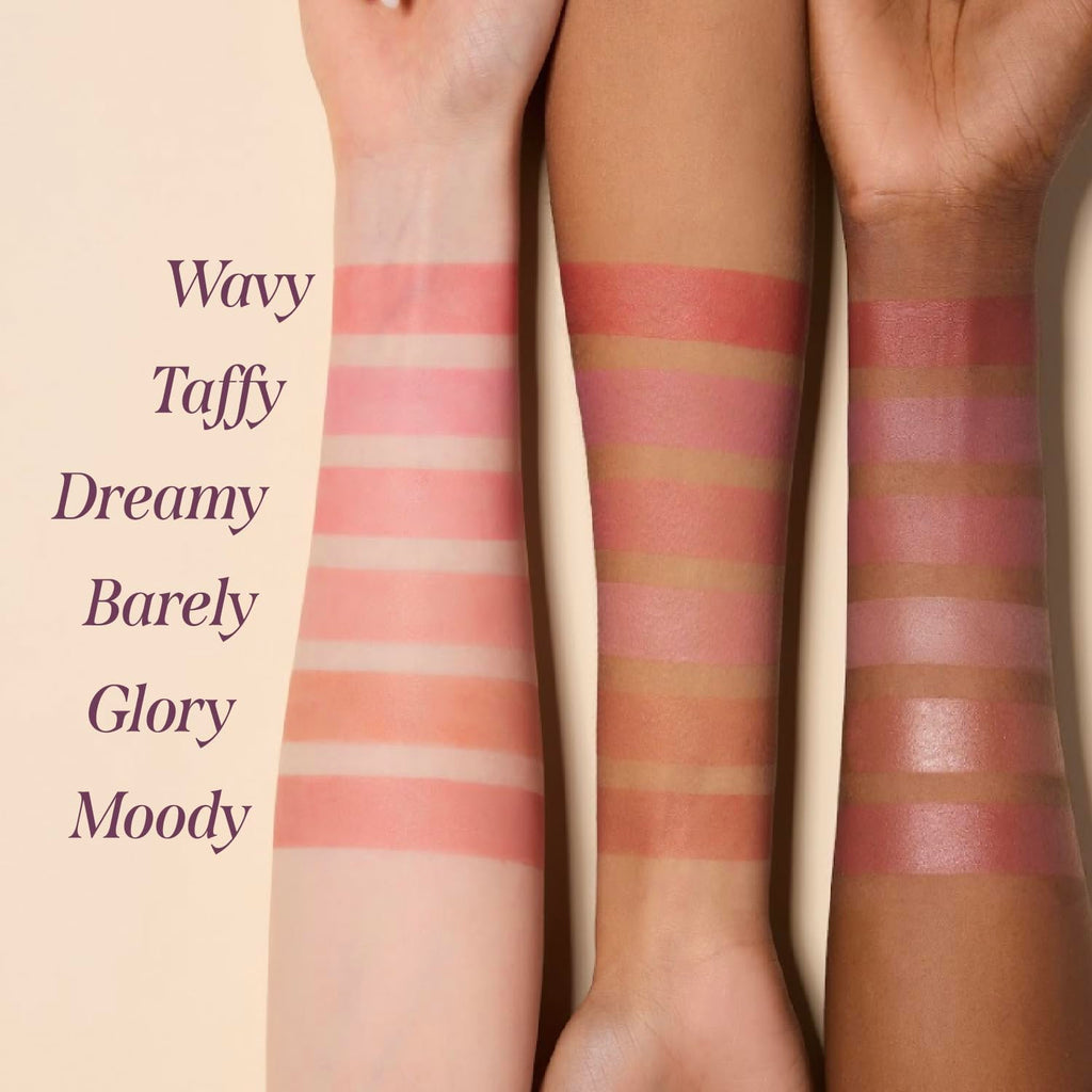 DEAR DAHLIA Petal Drop Blush Moody – Lightweight Vegan Liquid Blush, Watercolor Finish, 0.14 oz