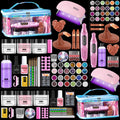 Deciniee Nail Kit for Beginners – All-in-One Acrylic Set with UV Light, Practice Fingers & Makeup Bag | Home Salon