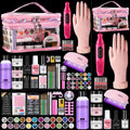 Deciniee Nail Kit for Beginners — All-in-One Acrylic Powder & Liquid Set (Pink)