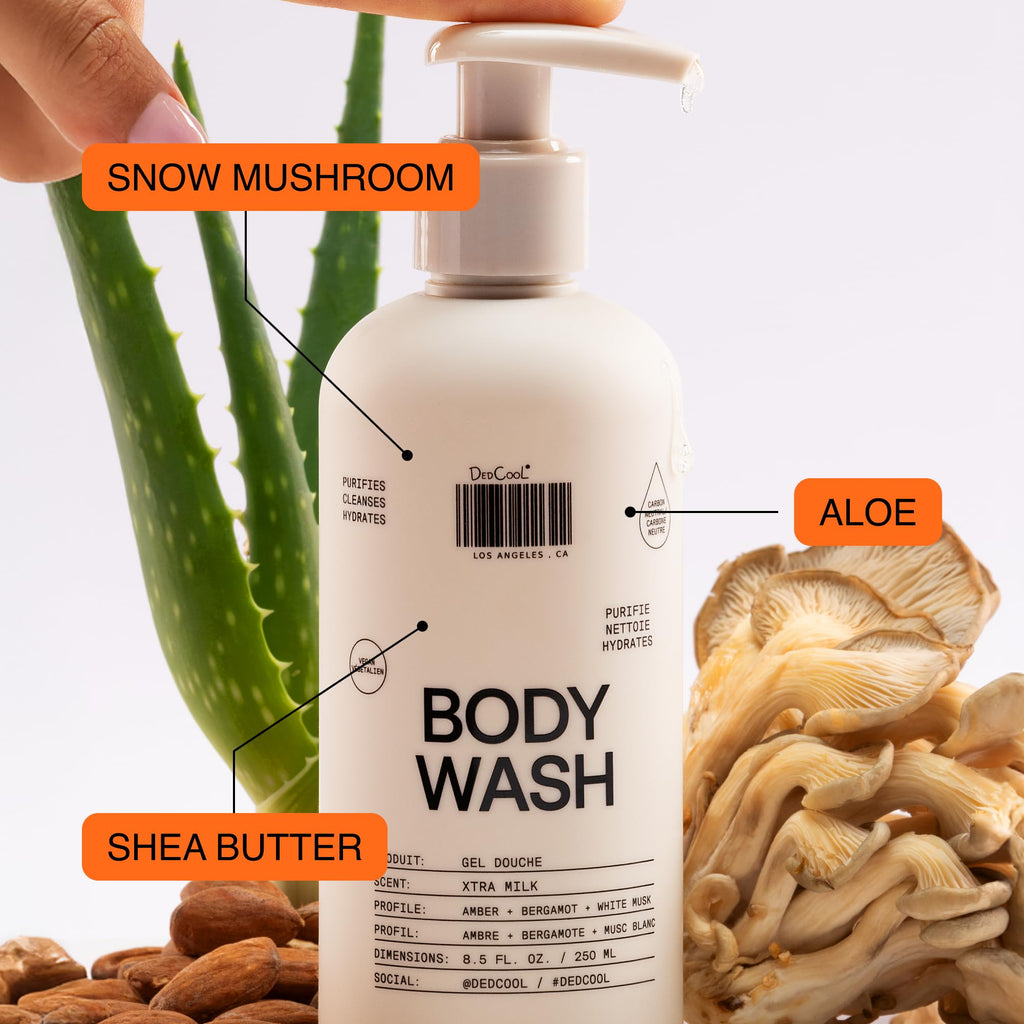 DedCool Taunt Body Wash | Moisturizing Vegan Clean with Shea Butter & Snow Mushroom