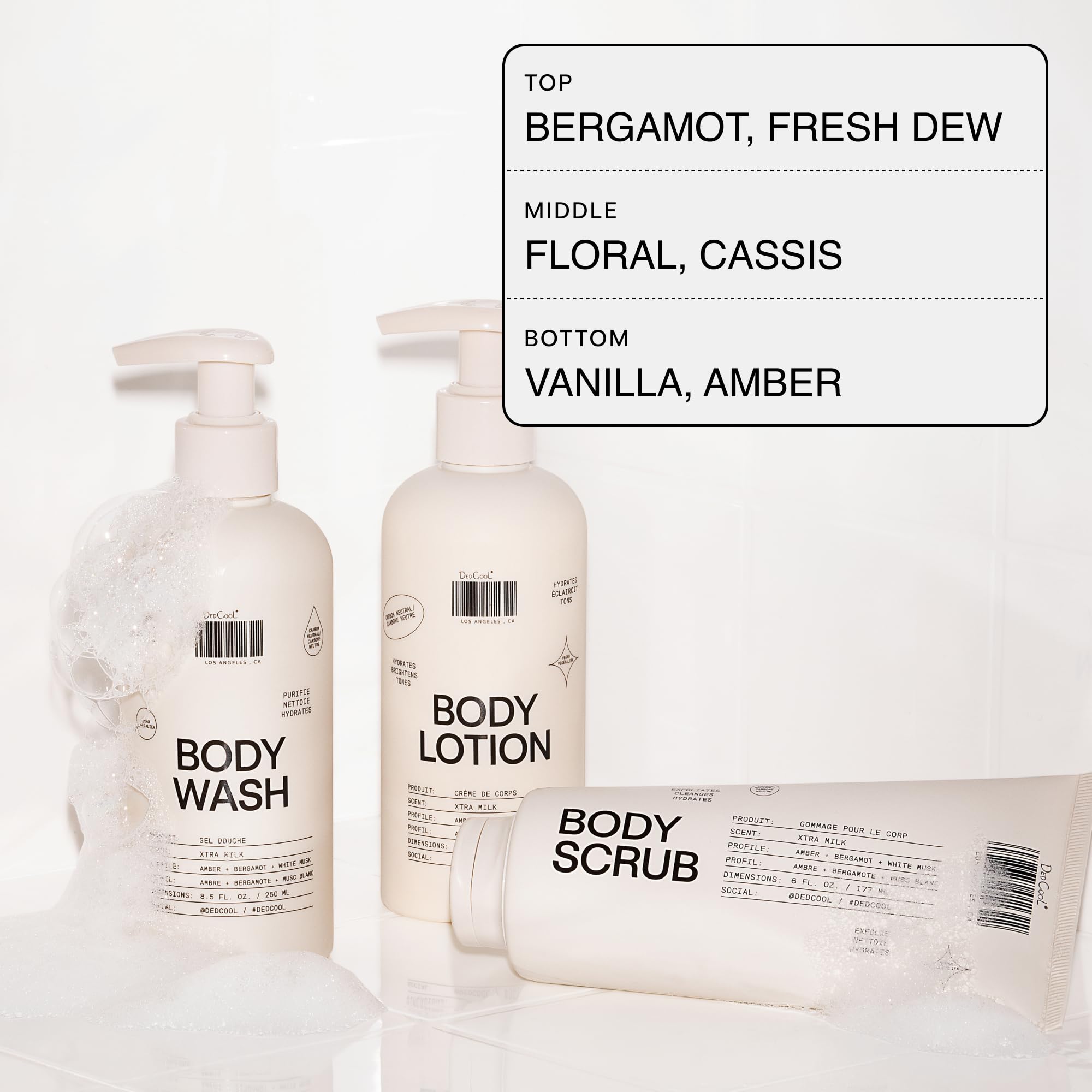 DedCool Taunt Body Wash | Moisturizing Vegan Clean with Shea Butter & Snow Mushroom