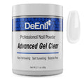 DeEnti Acrylic Nail Powder 2oz — Advanced Gel Clear, Bubble-Free & Long-Lasting