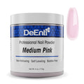 DeEnti Acrylic Nail Powder 4oz Medium Pink | Professional, Bubble-Free & Long-Lasting
