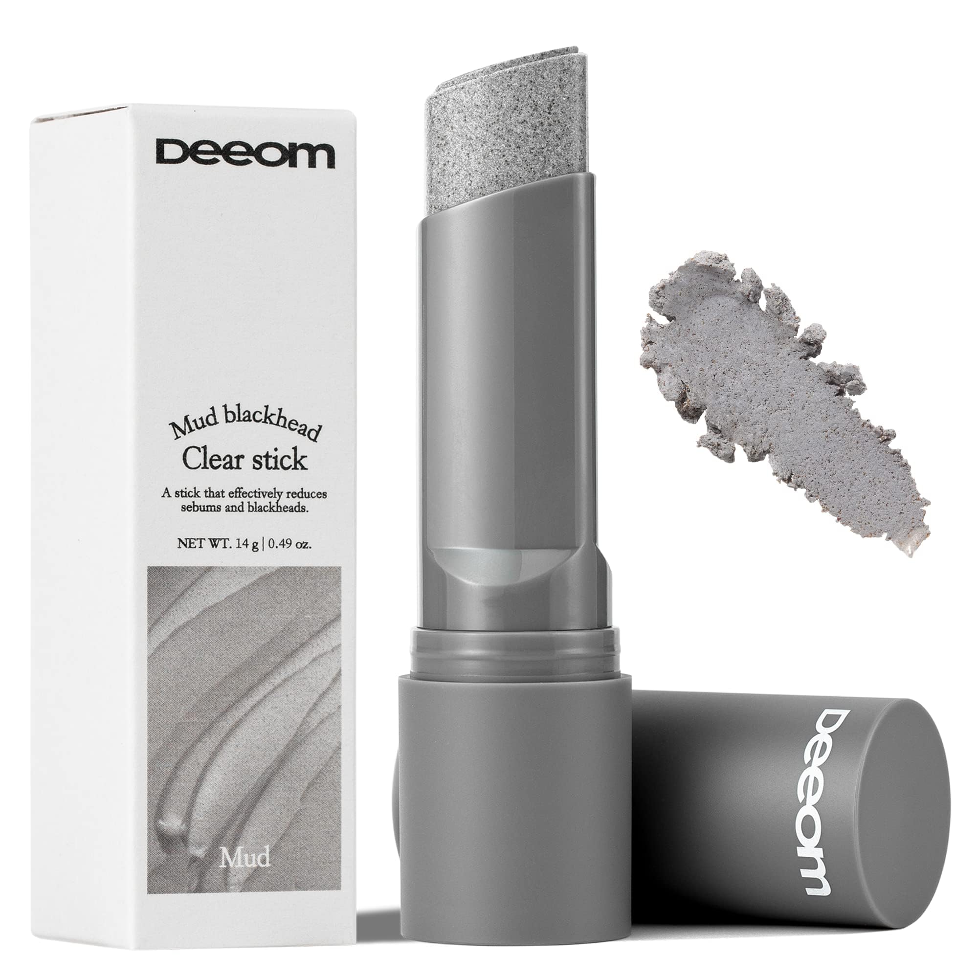 DEEOM Blackhead Remover Stick | Deep Pore Cleansing Charcoal for Blackheads & Whiteheads | 14g
