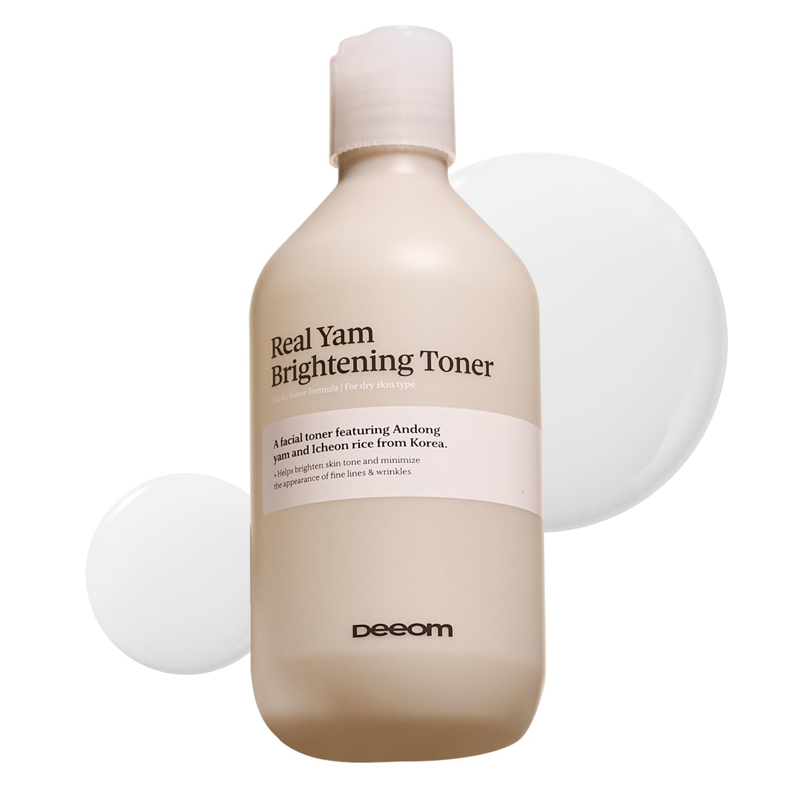 DEEOM Real Yam Brightening Toner – Hydrating Milky Facial Toner (300ml)