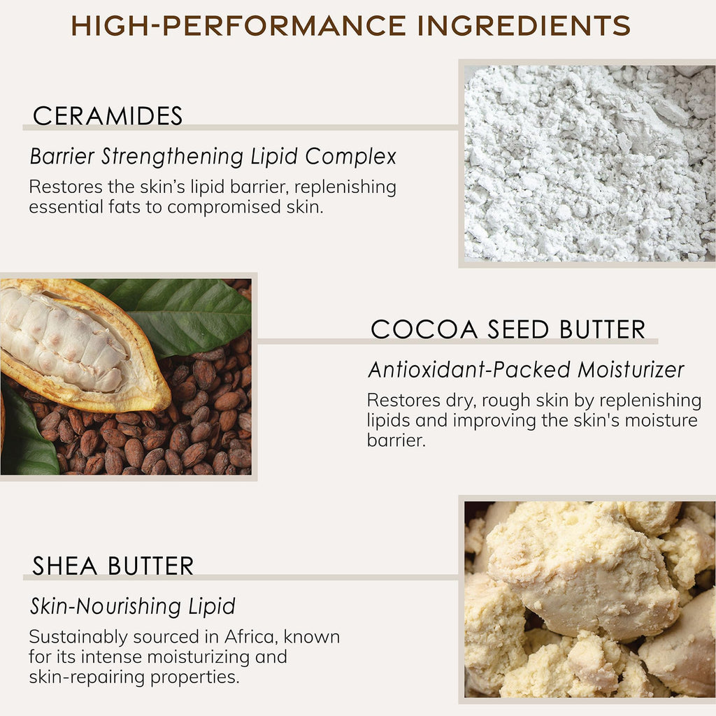 Deep Steep Body Butter with Ceramides – Intense Moisture, 6 oz, Lemon Cream