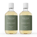 Deep Steep Bubble Bath Rosemary Mint – Pack of 2 x 17 oz, Hypoallergenic, Sulfate-Free with Shea Butter & Argan Oil