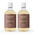 Deep Steep Bubble Bath Vanilla Coconut 17 oz (Pack of 2) – Hypoallergenic, Clinically Tested, Sulfate-Free