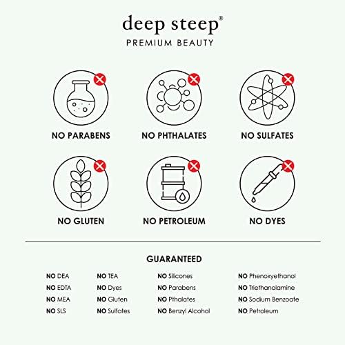 Deep Steep Curl Defining Shampoo & Conditioner, 17 oz – Moisturizing, Sulfate-Free, Vegan Hair Care for Curly Hair