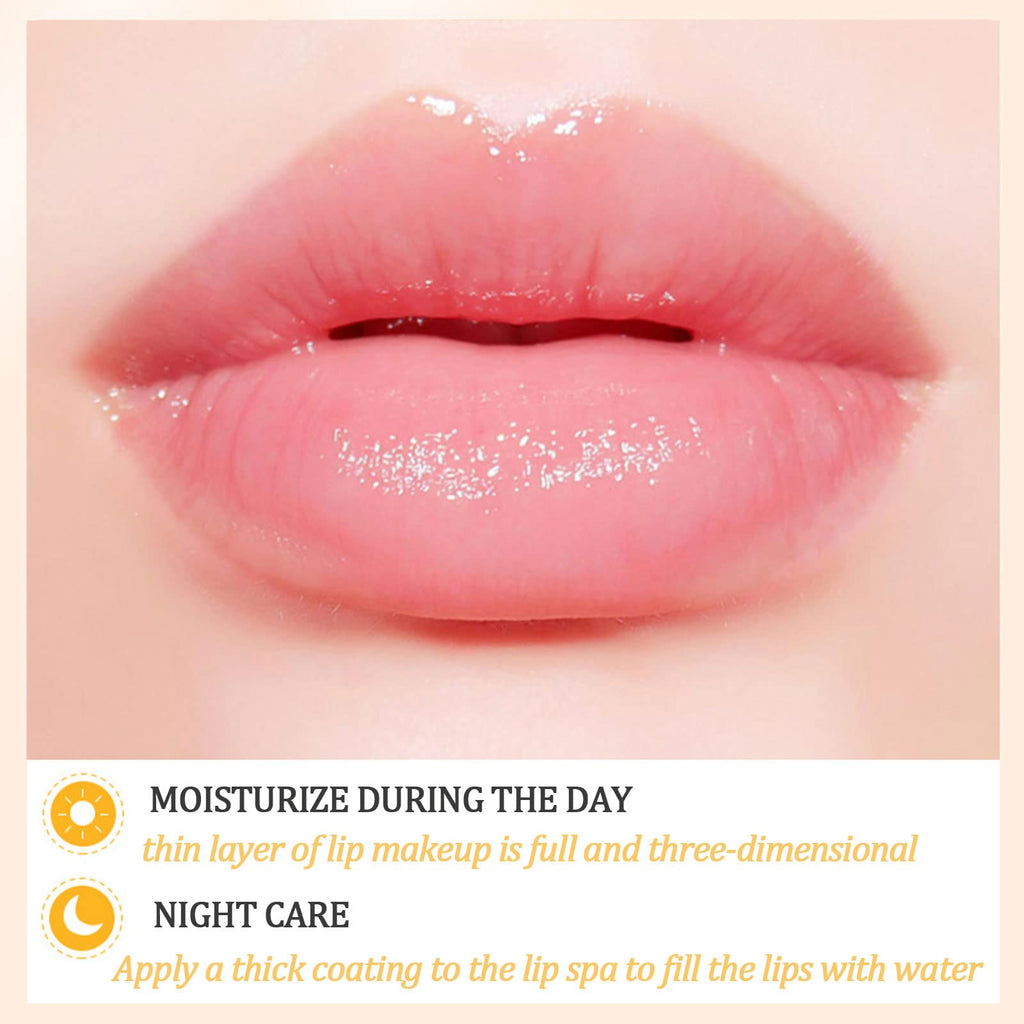 Deepmind 6-Piece Bee Lip Balm Lip Mask Honey Pot – Overnight Hydration, Propolis Care, Valentine’s & Galentine’s Gifts