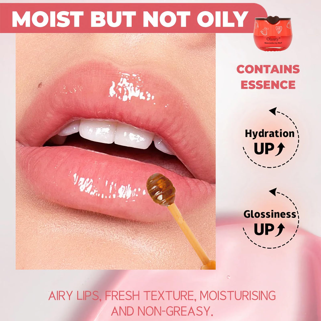 Deepmind 9 PCS Bee Lip Balm Lip Mask Honey Pot – Nourishing Overnight Lip Treatment