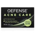 Defense Acne Care Bar Soap 4.2oz – 2% Salicylic Acid, Tea Tree & Eucalyptus, Oatmeal