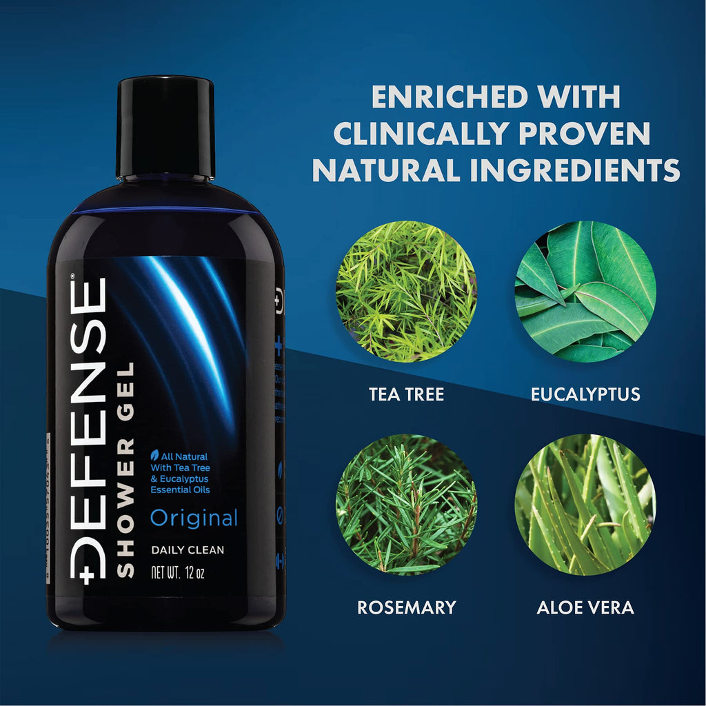 Defense Soap Tea Tree Body Wash | All-Natural Odor Control for Athletes