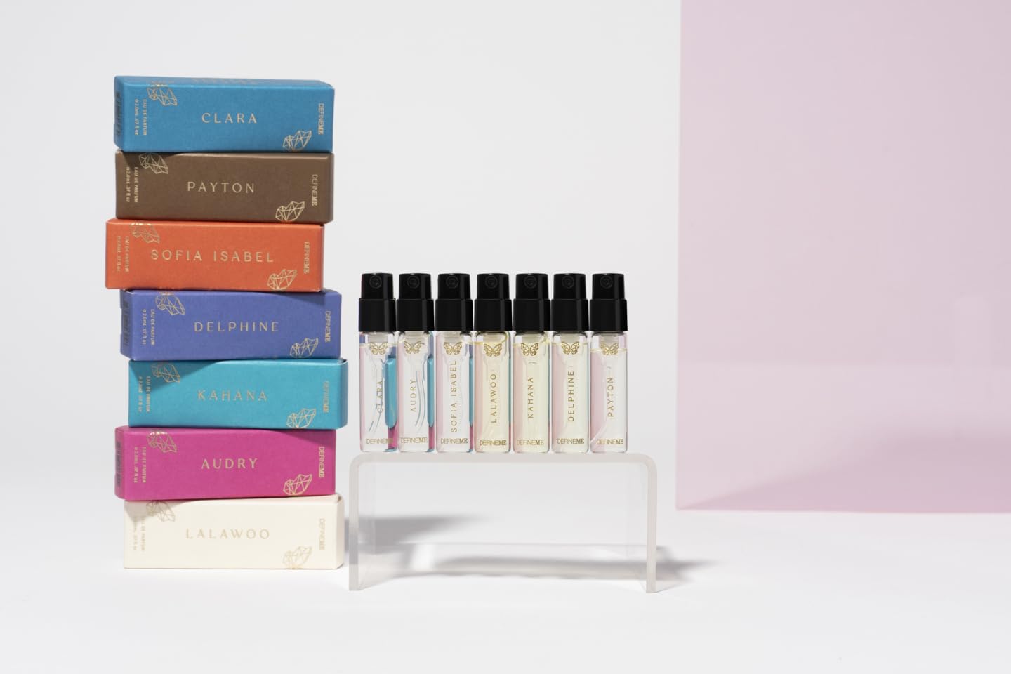 DefineMe Mini Perfume Gift Set – 7 Scents, Travel-Ready & Vegan