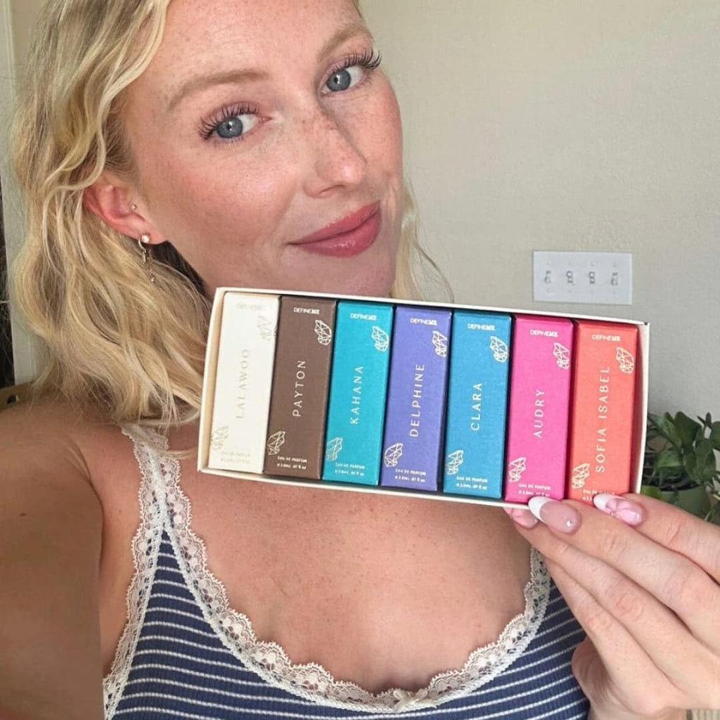 DefineMe Mini Perfume Gift Set – 7 Scents, Travel-Ready & Vegan