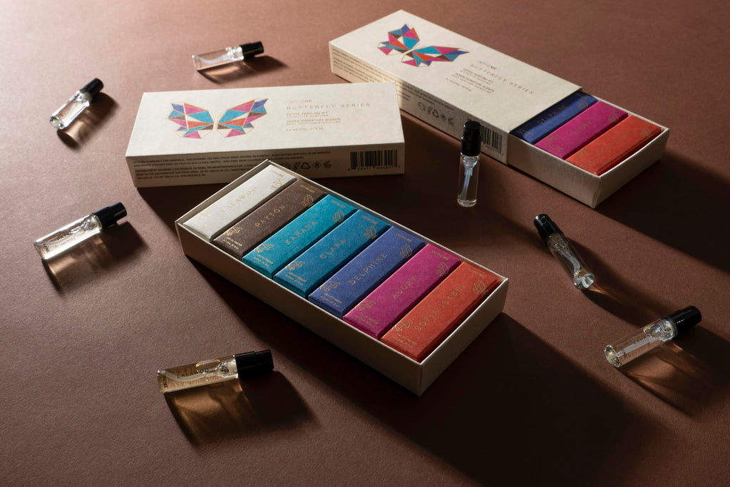 DefineMe Mini Perfume Gift Set – 7 Scents, Travel-Ready & Vegan